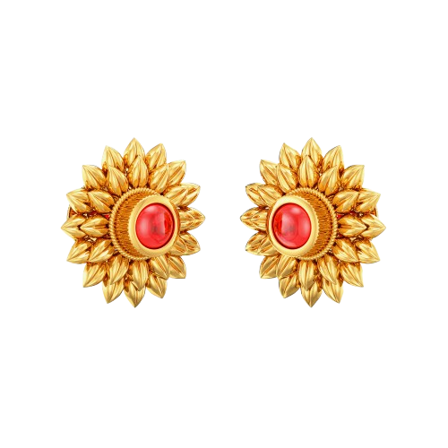 Traditional Gold Earring