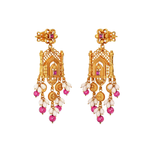 Traditional Gold Earring